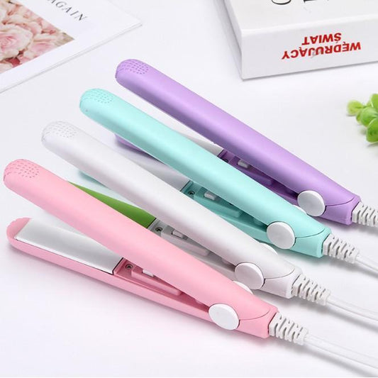 Lightweight Portable Mini Hair Straightener - 1 Pcs with Medium Heat and Dual Speed Settings