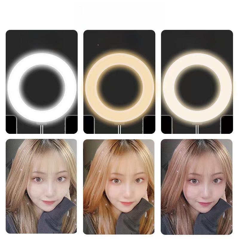 Ring Light with Stand - 3 Adjustable Light Modes & Multiple Brightness